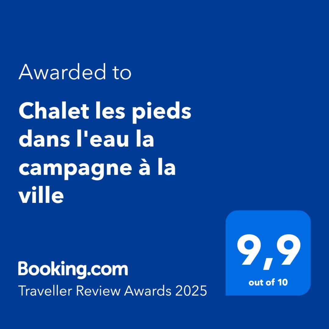 Chalet Les Pieds Dans L'Eau La Campagne A La Ville Saint-Doulchard Kültér fotó